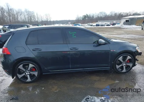 2015 Volkswagen Golf Gti 2.0T Se W/Performance Package 4-Door из США, поврежденный, VIN 3VW547AU1FM056990
